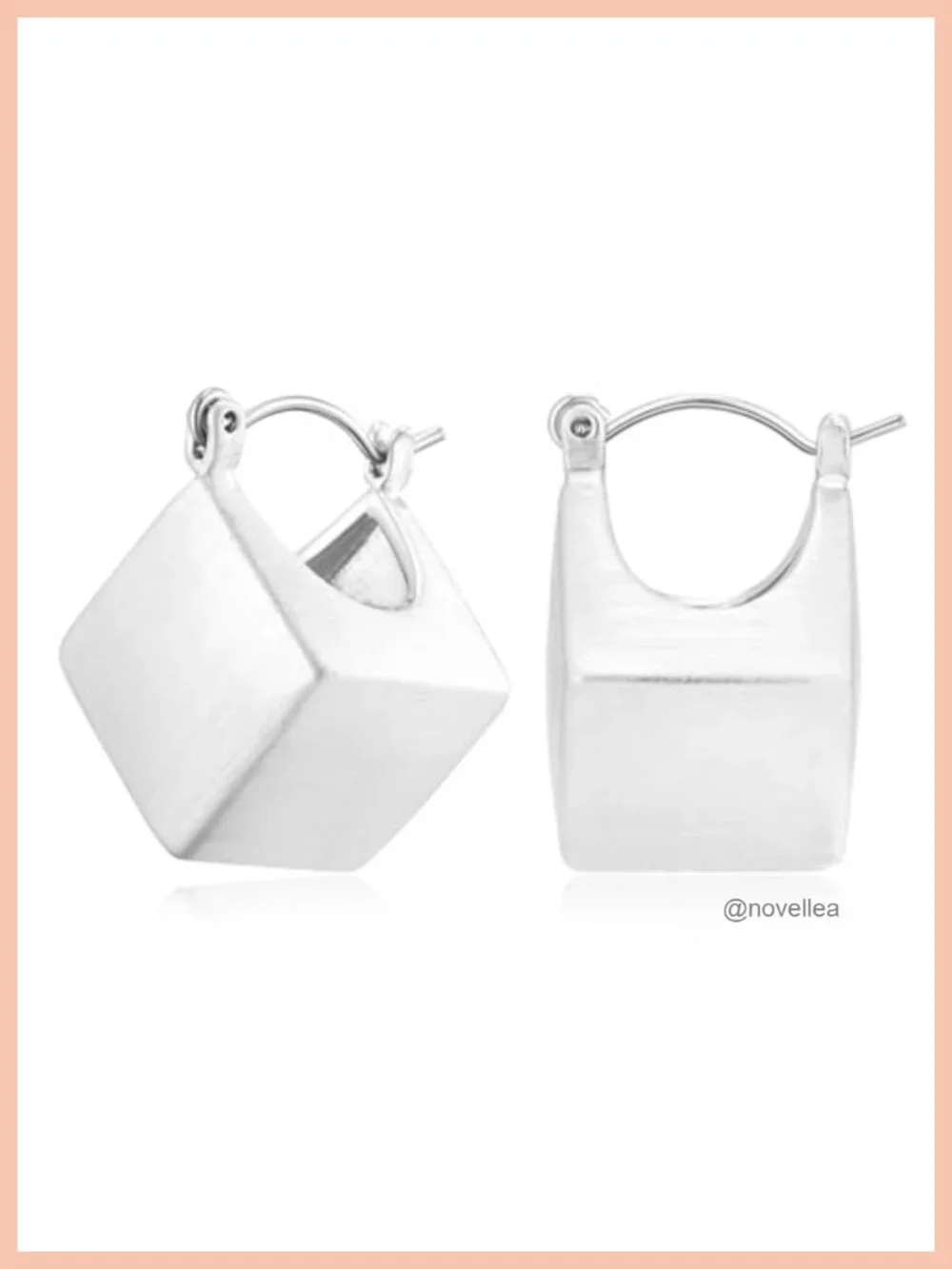 Dainty Gold and Silver Drop Dangle Earrings Geometric Statement